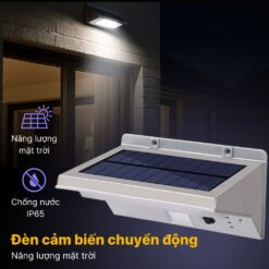 Đèn Cảm Biến Năng Lượng Mặt Trời Chiếu Sáng Ngoài Trời - DSV101