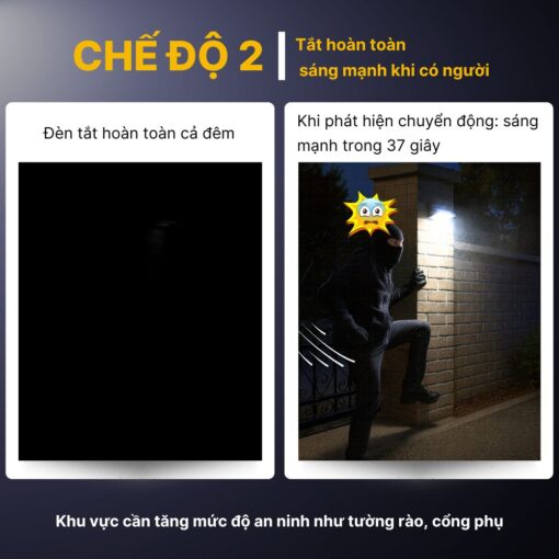 Đèn Cảm Biến Năng Lượng Mặt Trời Chiếu Sáng Ngoài Trời - DSV101 - Ảnh 13