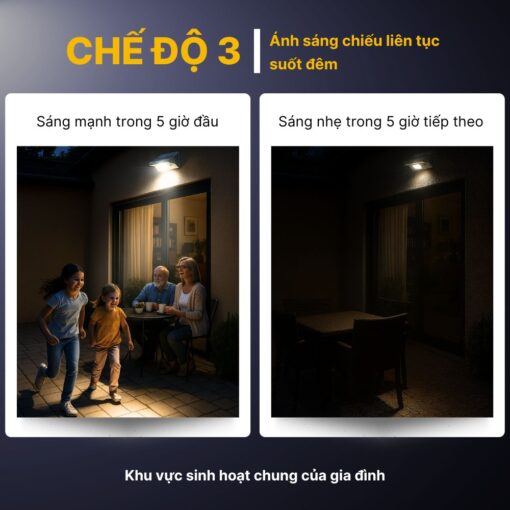 Đèn Cảm Biến Năng Lượng Mặt Trời Chiếu Sáng Ngoài Trời - DSV101 - Ảnh 14