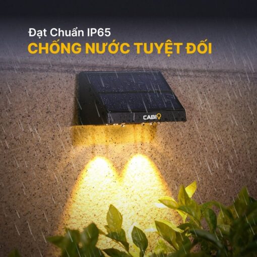 Đèn Hắt Tường 2 Tia Ngoài Trời Năng Lượng Mặt Trời - DSV04 - Ảnh 3