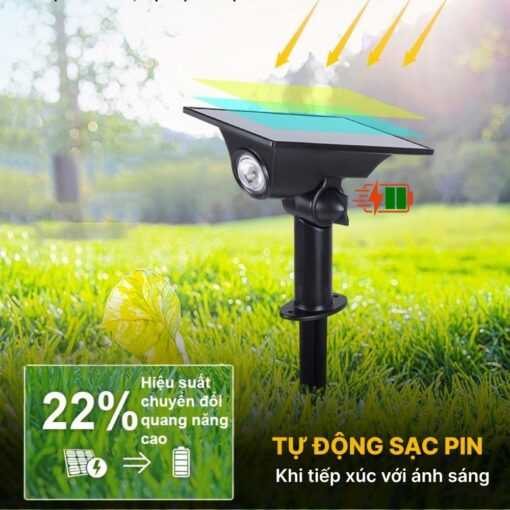 Đèn Cắm Đất Năng Lượng Mặt Trời Trang Trí Sân Vườn - DSV07 - Ảnh 5