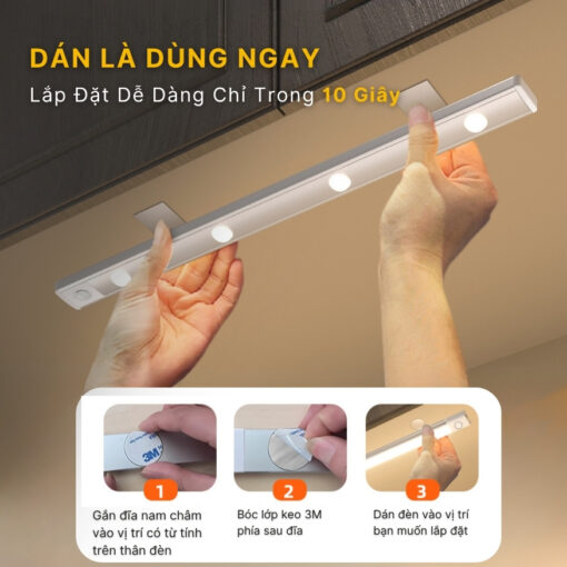 Đèn LED Thanh 92cm Cảm Biến Độc lập Trang Trí Hiệu Ứng Gợn Sóng Cao Cấp DTM01C - Ảnh 8