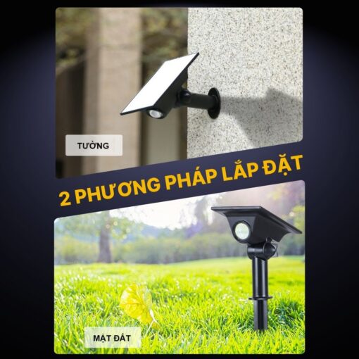 Đèn Cắm Đất Năng Lượng Mặt Trời Trang Trí Sân Vườn - DSV07 - Ảnh 7