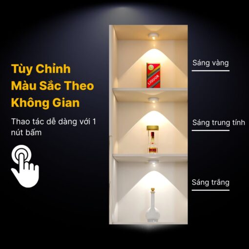 Đèn LED Cảm Biến Spotlight Mini DTM04 - Ảnh 4