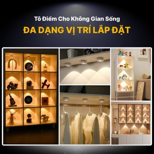 Đèn LED Cảm Biến Spotlight Mini DTM04 - Ảnh 7