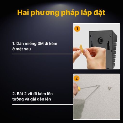Đèn Hắt Tường Ngoài Trời Năng Lượng Mặt Trời - DSV03 - Ảnh 7